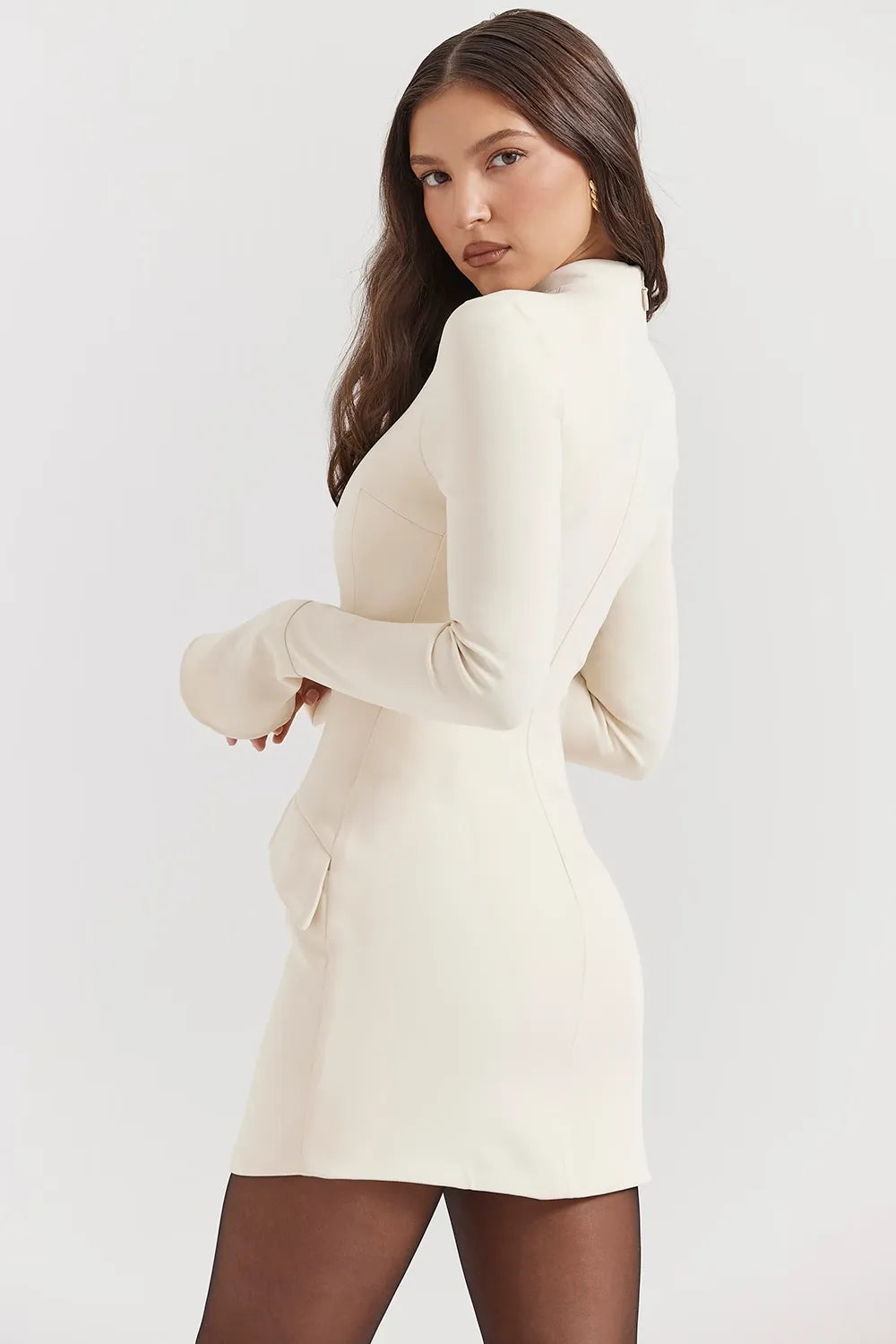 JADE MINI DRESS - CREAM