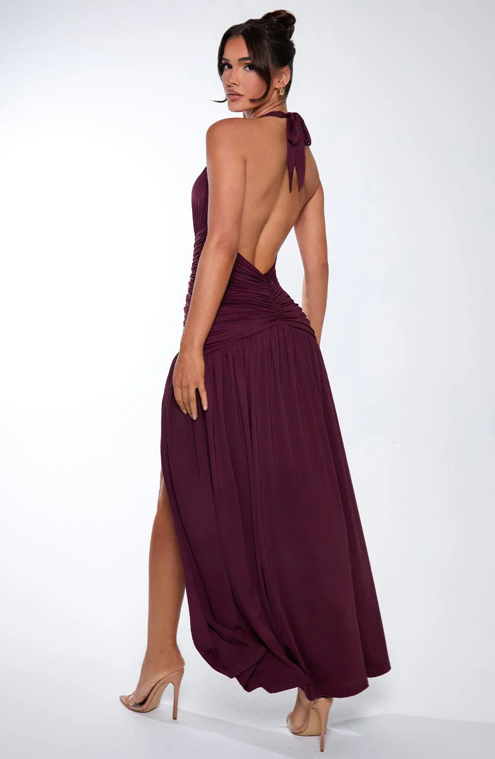 ALICIA MAXI DRESS - WINE