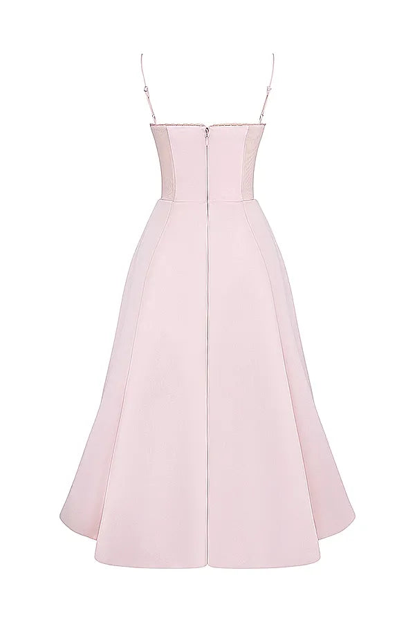 SELENE MIDI DRESS - BLUSH